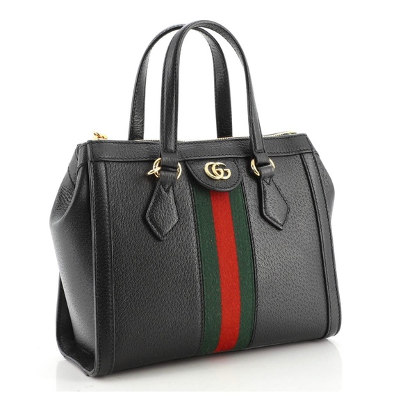 Bags Gucci Ophidia Top Handle Tote Leather Small Poshmark